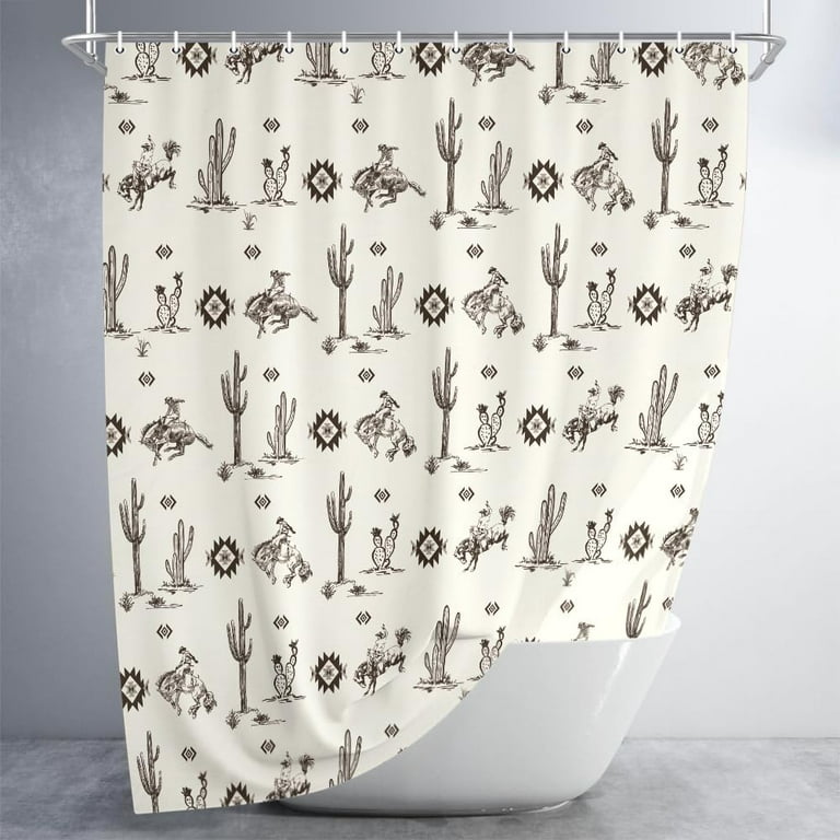 Western Fabric Shower Curtain Aztec Desert Bath Accessories Bathroom Home Decor Western Fabric Shower Curtain Aztec Desert Bath Accessories Bathroom Home Decor