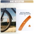 thumbnail image 2 of Ofertas Únicas 1 Par de Reflectores para Bicicleta 5"x0.79"x0.47" Reflector de Advertencia para Bicicleta Accesorios Amarillos, 2 of 6