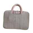 thumbnail image 4 of Maletín para portátil, bolsa de transporte para computadora, informal, de moda, ligero, funda protectora para portátil, para viajes, desplazamientos a Gris, 4 of 8