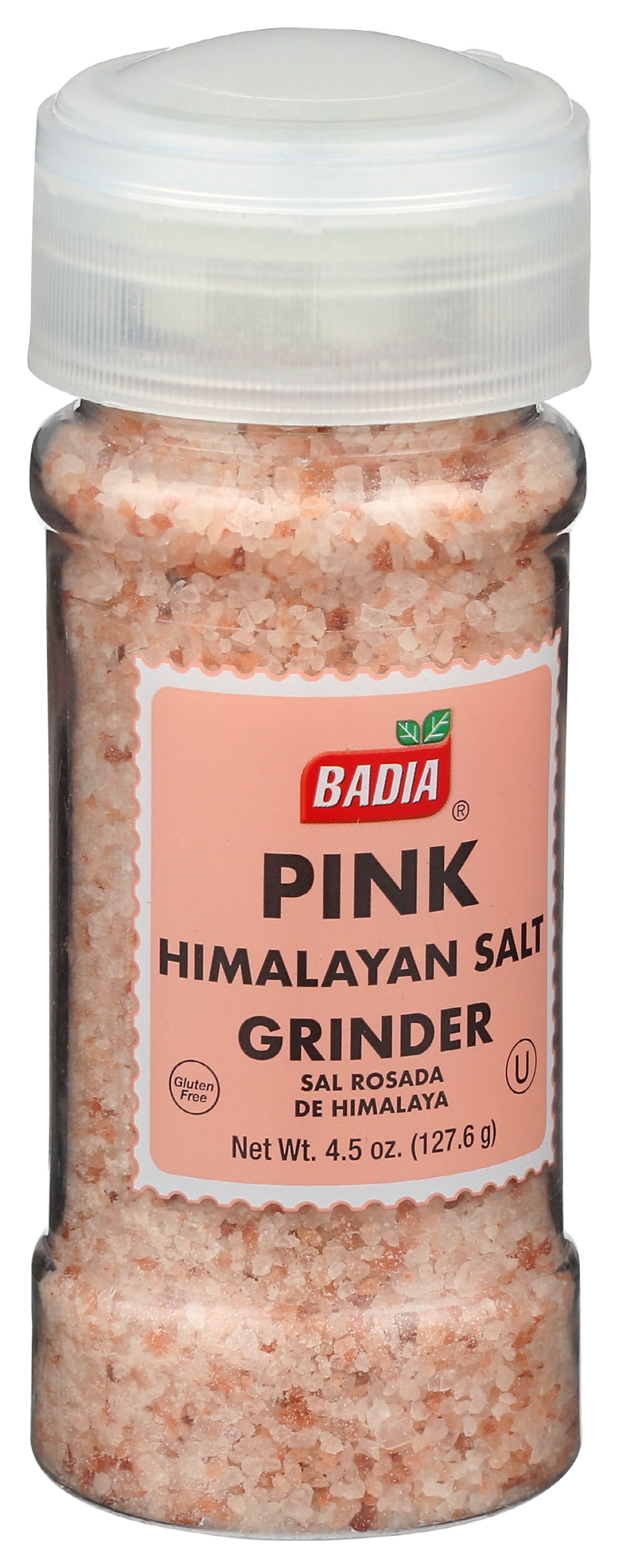 Pack of 8, Badia Pink Himalayan Salt Grinder, 4.5 oz