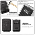thumbnail image 2 of 26-27 Wall Mounted Key Safe Box Mini Storage Key Storage Lock Box Waterproof Cover, 2 of 5