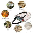 thumbnail image 5 of Bingfone Dachshund Dog Puppy Women Shoulder Tote Bags Casual Bag Ladies Shopping Handbag, 5 of 6