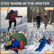 NevEND Mens Merino Wool Cotton Crew Socks Thermal and Warm Socks for Winter Work Hiking Running 3 Pairs (Size 7-13)