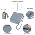thumbnail image 5 of GAEKEAO Womens Wallet RFID Blocking Zip Around Wristlet Wallet Vegan Leather Card Holder Purse with Change Pocket, 5 of 6