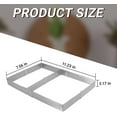 thumbnail image 5 of Adjustable Mousse Ring For Baking Stainless Steel Rectangle Shaped Cake Mold Different Size Cookie Cutter 10-20 Inch - Send Goods From Local Warehous, 5 of 5