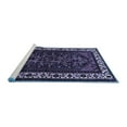 thumbnail image 2 of Ahgly Company Machine Washable Indoor Rectangle Oriental Blue Industrial Area Rugs, 6' x 9', 2 of 4