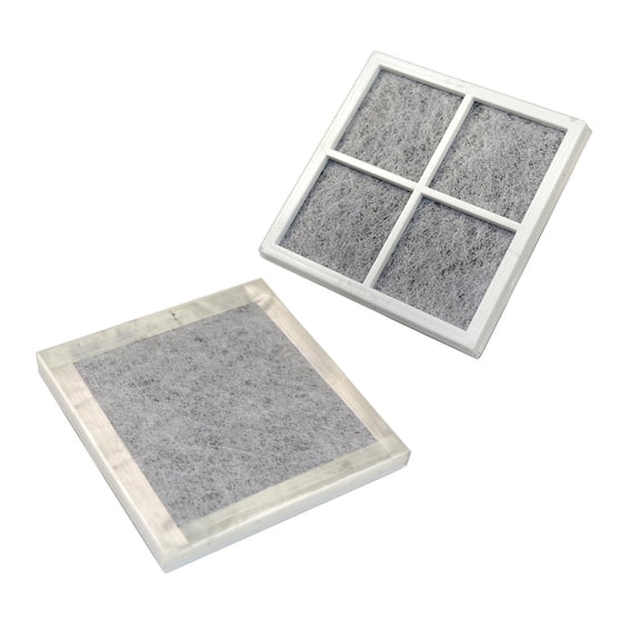 HQRP 2-Pack Air Filter for LG LFCS25663S LFXS32766S LMXC23796D LFX25992ST LFX28968D LFX28968SB Refrigerator