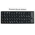 Russian French English Arabic Spanish Keyboard Stickers Letter Alphabet