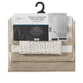 thumbnail image 4 of Mainstays 15-Piece Ikat Bath Accessory Set, Beige, 4 of 7