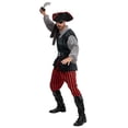 thumbnail image 5 of Joyfy Men Pirate Costume Plundering Sea Captain Set for Adults Halloween Themed Parties, 5 of 8