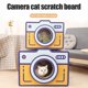 thumbnail image 1 of para , protección contra rasguños, sofá, puerta, muebles, artesanía para mascotas, suministro con hierba gatera, reciclable para Colco Casa de gato retro, 1 of 8