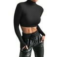 thumbnail image 4 of Outfmvch Womens Tops， Going Out Tops， Workout Tops For Women， Long Sleeve Shirts For Women， T Shirts For Women， Womens T Shirts， Womens Fall Tops， Womens Long Sleeve Tops Red L, 4 of 6