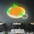 thumbnail image 3 of Shinelab Salmon Sashimi Neon Sign, LED Light Art for Sushi Bar and Japanese Restaurant 15299, 3 of 3
