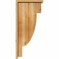 thumbnail image 3 of 8"W x 14"D x 30"H Alpine Rough Sawn Corbel w/Backplate, Western Red Cedar, 3 of 9