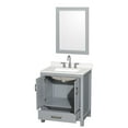 thumbnail image 2 of Wyndham Collection Wcs141430s-Qtz-Us3m24 Sheffield 30" Free Standing Single Basin Vanity, 2 of 7