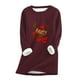 thumbnail image 1 of Sudaderas Con Capucha de Navidad Para Mujer Moda Casual Manga Larga Cuadros Impresos Blusa Odeerbi  ODB194378, 1 of 5