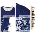 thumbnail image 6 of Fantaslook Boho Summer Dresses for Women Casual Short Sleeve T Shirt Dress with Pockets Beach Vacation Clothes, 6 of 9