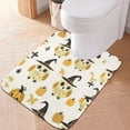 thumbnail image 6 of 2 Piece Soft Bathroom Rug Set Owls Pattern Bath Mat and U-Shaped Toilet Contour Rug (16"x24"+20"x24"), 6 of 7