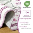 thumbnail image 5 of Balacho Cozy Boho Vintage Floral Area Rug, 6' x 9', Purple, 5 of 7