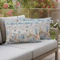thumbnail image 3 of Outdoor Pillow Covers 20x12 Set of 2, Blue Beige Starfish Coastal Waterproof Patio Throw Pillow Covers for Couch Sofa Chair, Nautical Summer Beach Ocean Decorative Pillowcases for Throw Pillows, 3 of 9