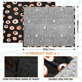 thumbnail image 4 of 70x55 Inches Glow in The Dark Blanket Cozy Throw Camping Blankets for Home and Outdoor Use Small Eyeballs Pattern, 4 of 8