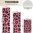 thumbnail image 4 of Pink and Black Of Leopard Print Kitchen Rugs Sets Of 3,Kitchen Runner Rugs Non Skid Washable,Decorative Kitchen Floor Mats for Kitchen,Sink,Laundry,17"x30"+ 17"x47" + 17"x59", 4 of 6