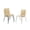 Natural, variant on Hampden Furnishings Alexis Collection Wood Stack Chair, Espresso, Pack of 4