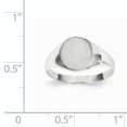 thumbnail image 5 of Bague Chevalière en Or Blanc 14K, 5 of 5