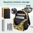 thumbnail image 7 of HUIACONG Construction Vehicles Backpack for Boys Girls, Yellow Truck Print School Bag 4PCS Pack with Lunch Box, Pencil Case and Water Bottle Sleeve for Elementary Kids, 7 of 7