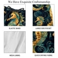 thumbnail image 4 of luoweisi Men's Beach Shorts Quick Dry Swim Trunks with Mesh Lining Seahorse L, 4 of 5