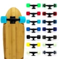 thumbnail image 6 of Victory Jump Cruiser Skateboard Trucks and Wheels Set, Skateboard Accessories, Skateboard Trucks 5 inch, Skateboard wheels 60mm, Skateboard Bearings (5 inch Black Truck w 60mm Sky Blue Wheels), 6 of 7