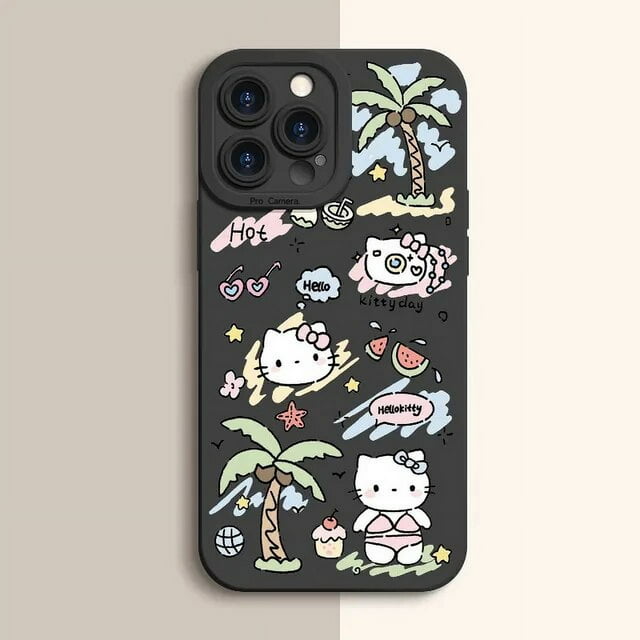 2024 Sanrio Kuromi Hello Kitty Phone Case For OPPO Reno 10 5G 8T 8 7 7Z 6 6Z 5 Lite 5Z 4 4G Reno8 Find X5 X6 Pro Printing Matte Cover LXY