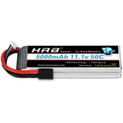 HRB LiPo Battery 11.1V 5000mAh 3S 50C 100C Traxxas TRX for RC Car Slash VXL Slash 4x4 E-Maxx Brushless Axial E-Revo