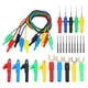 thumbnail image 2 of Kit De Cables De Prueba De Silicona, Kit De Sonda De Prueba De Conector Banana Completo, Flexible, Respetuoso Con El Medio Ambiente, Resistente Al Desgaste Para Multímetro, 2 of 7