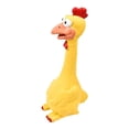 thumbnail image 1 of Rubber Chicken Squeaky Dog Toys for Small, Medium or Large Pet Breeds, Play Fetc, 1 of 4