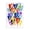 Colorful Hearts Graffiti, variant on Stupell Industries Modern Hearts with Paint Drip Black Floating Frame Canvas Art, 17 x 21, by Victoria Barnes