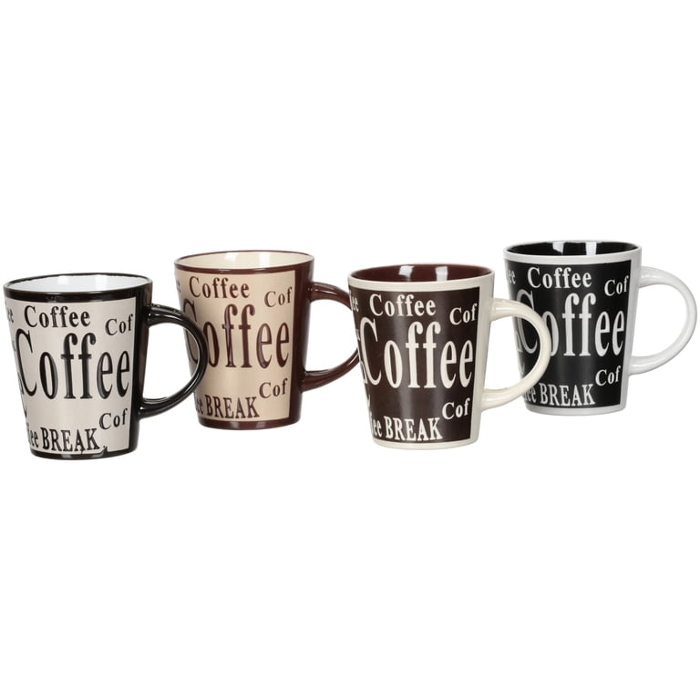 Mr. Coffee Bareggio 8-Piece Mug Set, Assorted