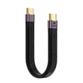 thumbnail image 1 of USB 4.0 Gen3 Tipo C Macho a Tipo C Cable de datos macho 40Gpbs PD 100W Flexible Ehuebsd Para estrenar, 1 of 8