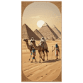thumbnail image 2 of LUUFILx Egyptian Themed Desert Pyramid Scene Backdrop Banner Party Decorations, 2 of 8