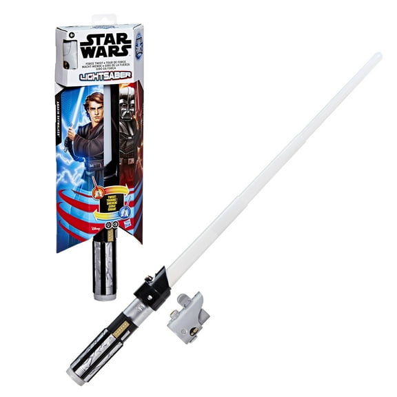 Star Wars Force Twist Lightsaber, 2-in-1 Blue & Red Lightsaber, Kids Ages 4 