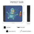thumbnail image 2 of Futurama Wallets Large Capacity PU Leather Wallet Purse Card Holder Organizer Card Case, 2 of 7