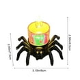thumbnail image 3 of Vrorvz Halloween Decorations Led Araneid Candle Lights for Spooky Indoor Outdoor Decor with Safe Flickering Effect Suit for Party Festive Ambiance 3.1in Multicolor, 3 of 6