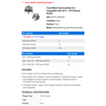 thumbnail image 2 of Front Wheel Hub Assembly Set - Compatible with 2013 - 2019 Nissan NV200 2014 2015 2016 2017 2018, 2 of 2