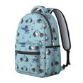 thumbnail image 2 of Police and Helicopter Blue Pattern Backpack for School, Cute School Bag with Adjustable Shoulder Straps and Padded Back, 15.3"x11"x7.1", 2 of 5
