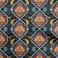 thumbnail image 1 of oneOone Silk Tabby Black Fabric Asian Ornamental Sewing Fabric By The Yard Printed Diy Clothing Sewing Supplies 42 Inch Wide, 1 of 4