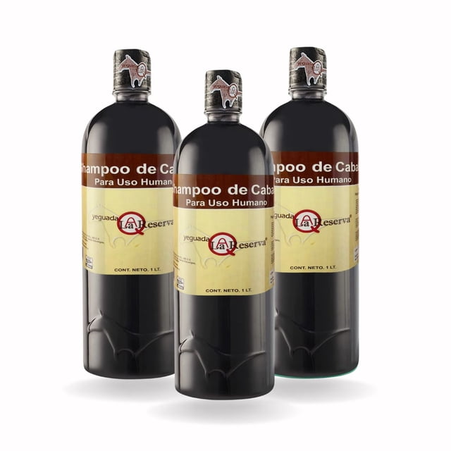 Shampoo Yeguada La Reserva Paquete 3 Shampoo Para El Fortalecimiento / Producto Natural Fomenta El Crecimiento Y Renueva El Cabello..