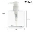 thumbnail image 3 of 8.5oz Empty Shampoo Bottle Large Capacity Lotion Bottle Pump Bottle for Travel, 3 of 10