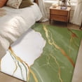 thumbnail image 4 of 3'x5' Area Rugs, Sage Green Marble Indoor Outdoor Area Rug for Living Room Bedroom, Modern Ink Painting Art Abstract Washable Bathroom Rugs Kitchen Floor Carpet Mats Home Decor Aesthetic, 4 of 8