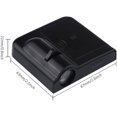 thumbnail image 4 of Proyector LED inalámbrico para puerta de coche, 2 unidades, luz de cortesía, bienvenida, logotipo de murciélago, sombra, luz fantasma, funciona con un sensor magnético., 4 of 5
