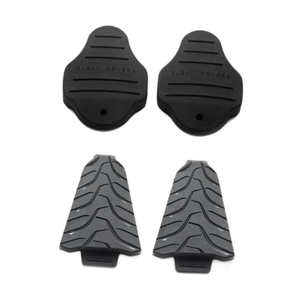 2 Pares de Fundas Antideslizantes para Calas de Bicicleta, Ajuste Universal, Colocación Y Desmontaje Rápidos, Autoblocantes para Bicicletas de Carrete